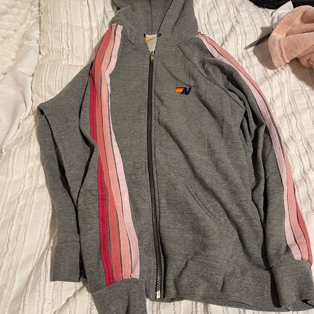 Aviator nation zip up sweatshirt